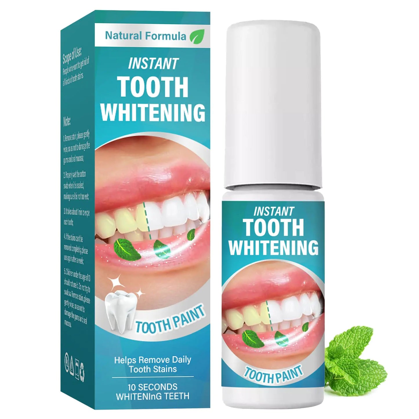 Tooth Paint - Teeth Whitening Kit Teeth Whitener for Brightening and Whitening Teeth Effortlessly Achieve a Radiant Smile