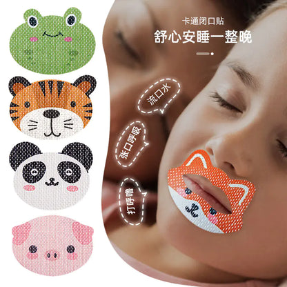 Children's Cartoon Mouth Tape for Sleep and Snoring