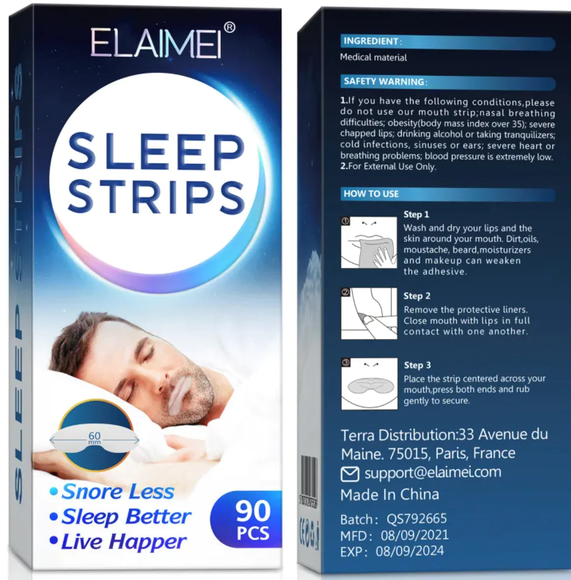 Anti-Snoring Mouth Tape – Promote Better Sleep