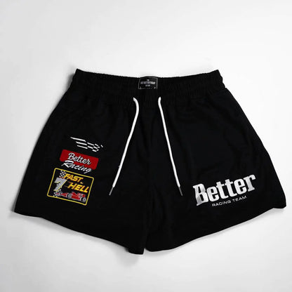Men's Embroidered Mesh Basketball Shorts